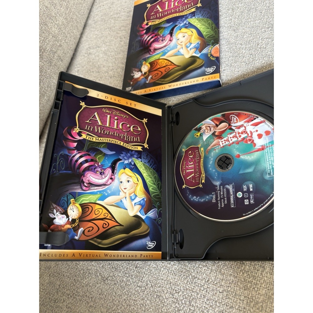 Disney DVD Lot Of 4 Platinum Edition 2 Disc Set Little Mermaid Snow White Alice - Picture 14 of 16